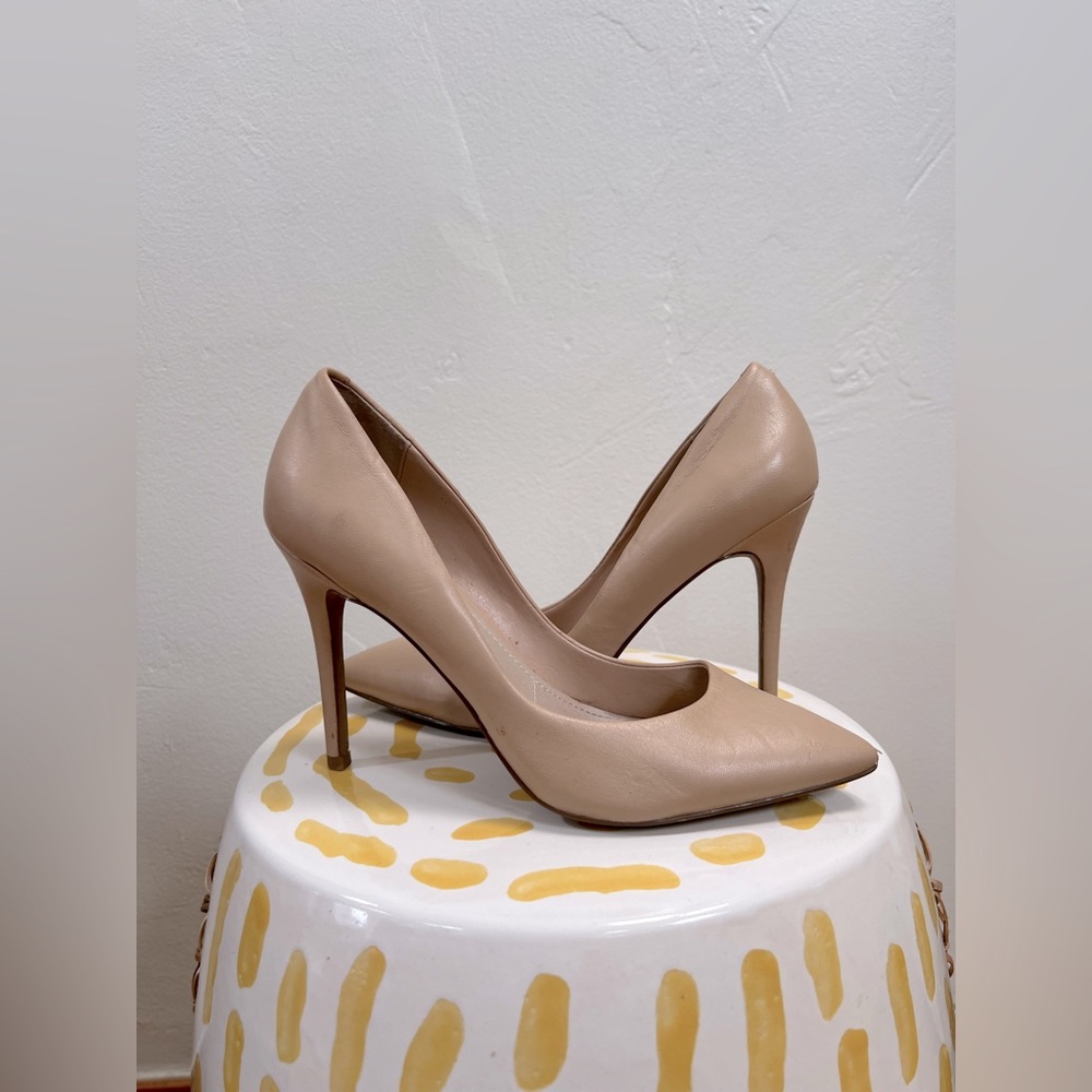 Charles David tan stilettos